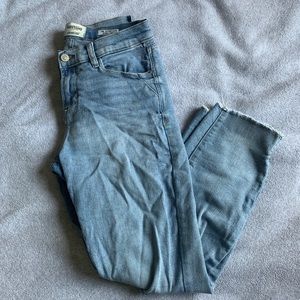 Kensie Jeans distressed effortless skinny ankle jeans